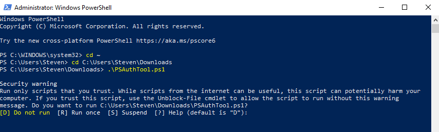 Details - O365 Authorization Tool – ManagedMethods